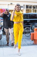 GIGI HADID Arrives at Her Home in New York 06/02/2017