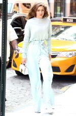 GIGI HADID Arrives at Her Home in New York 06/15/2017