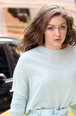 GIGI HADID Arrives at Her Home in New York 06/15/2017