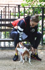 GIGI HADID at Tompkins Square Park in New York 06/14/2017