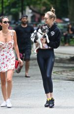 GIGI HADID at Tompkins Square Park in New York 06/14/2017