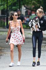 GIGI HADID at Tompkins Square Park in New York 06/14/2017