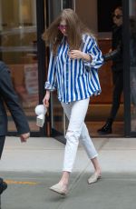GIGI HADID Leaves Her Apartment in New York 06/04/2017