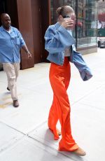GIGI HADID Leaves Her Apartment in New York 06/19/2017