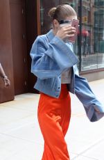 GIGI HADID Leaves Her Apartment in New York 06/19/2017