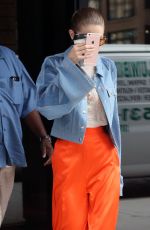 GIGI HADID Leaves Her Apartment in New York 06/19/2017