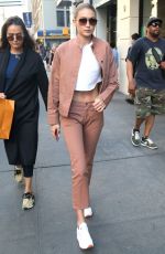 GIGI HADID Leaves Her Apartment in New York 06/21/2017