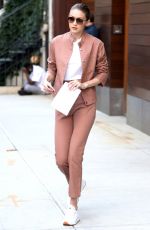 GIGI HADID Leaves Her Apartment in New York 06/21/2017