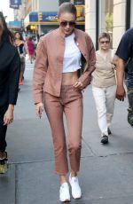 GIGI HADID Leaves Her Apartment in New York 06/21/2017