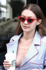 GIGI HADID Leaves Her Apartment in New York 06/23/2017