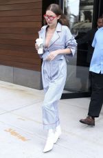 GIGI HADID Leaves Her Apartment in New York 06/23/2017