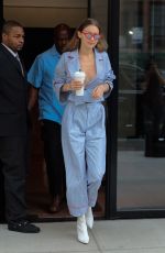 GIGI HADID Leaves Her Apartment in New York 06/23/2017