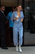 GIGI HADID Leaves Her Apartment in New York 06/23/2017