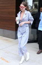 GIGI HADID Leaves Her Apartment in New York 06/23/2017