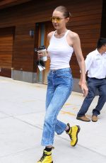 GIGI HADID Leaves Her Apartment in New York 06/26/2017