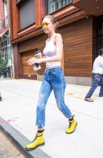 GIGI HADID Leaves Her Apartment in New York 06/26/2017