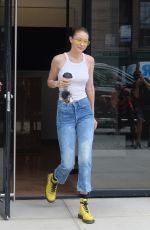 GIGI HADID Leaves Her Apartment in New York 06/26/2017