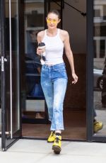 GIGI HADID Leaves Her Apartment in New York 06/26/2017