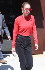GIGI HADID Out and About in New York 05/31/2017