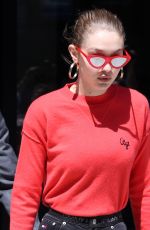 GIGI HADID Out and About in New York 05/31/2017
