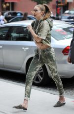 GIGI HADID Out and About in New York 06/09/2017