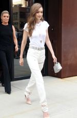 GIGI HADID Out and About in New York 06/10/2017