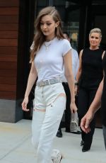 GIGI HADID Out and About in New York 06/10/2017