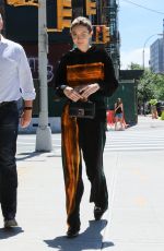GIGI HADID Out and About in New York 06/20/2017