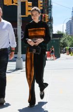 GIGI HADID Out and About in New York 06/20/2017