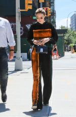 GIGI HADID Out and About in New York 06/20/2017