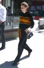 GIGI HADID Out and About in New York 06/20/2017