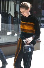 GIGI HADID Out and About in New York 06/20/2017