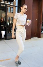 GIGI HADID Out and About in New York 06/22/2017