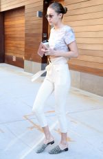 GIGI HADID Out and About in New York 06/22/2017