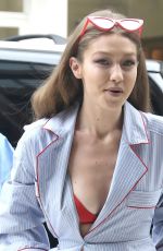 GIGI HADID Out and About in New York 06/23/2017