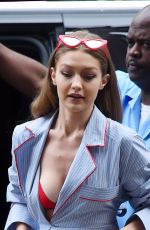GIGI HADID Out and About in New York 06/23/2017