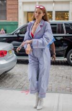 GIGI HADID Out and About in New York 06/23/2017