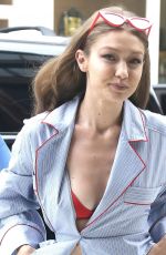GIGI HADID Out and About in New York 06/23/2017