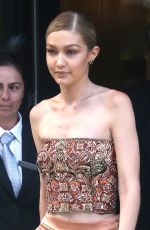 GIGI HADID Out and About in New York 06/26/2017