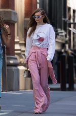 GIGI HADID Out in New York 06/11/2017