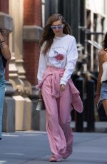 GIGI HADID Out in New York 06/11/2017