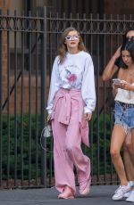 GIGI HADID Out in New York 06/11/2017