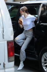 GIGI HADID Out in New York 06/12/2017