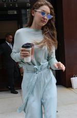 GIGI HADID Out in New York 06/15/2017