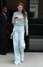 GIGI HADID Out in New York 06/15/2017