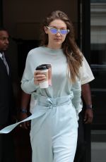 GIGI HADID Out in New York 06/15/2017