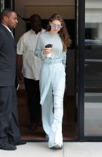 GIGI HADID Out in New York 06/15/2017