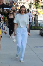 GIGI HADID Out in New York 06/25/2017