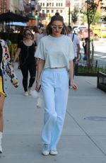 GIGI HADID Out in New York 06/25/2017