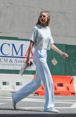 GIGI HADID Out in New York 06/25/2017